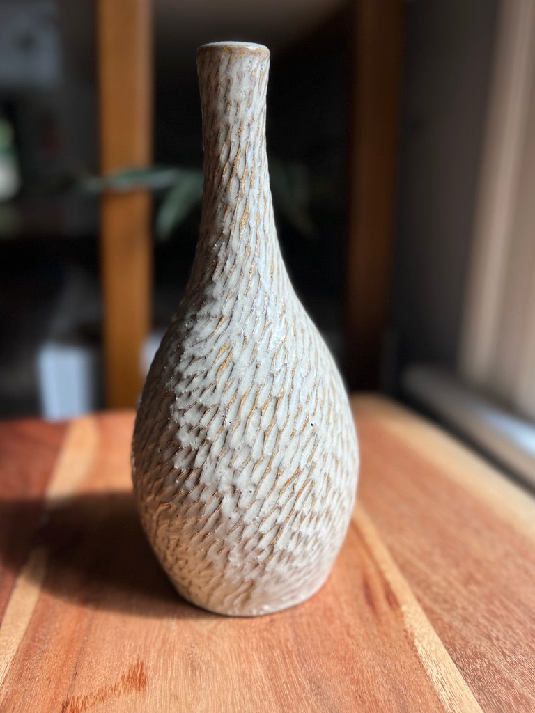 Birch Texture Bottle Neck Vase