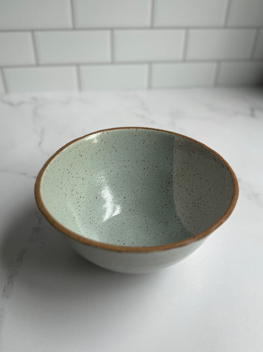 Celadon/ white bowl