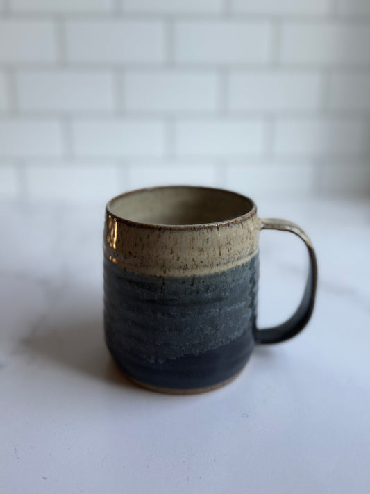 Blue Ombre Textured Mug