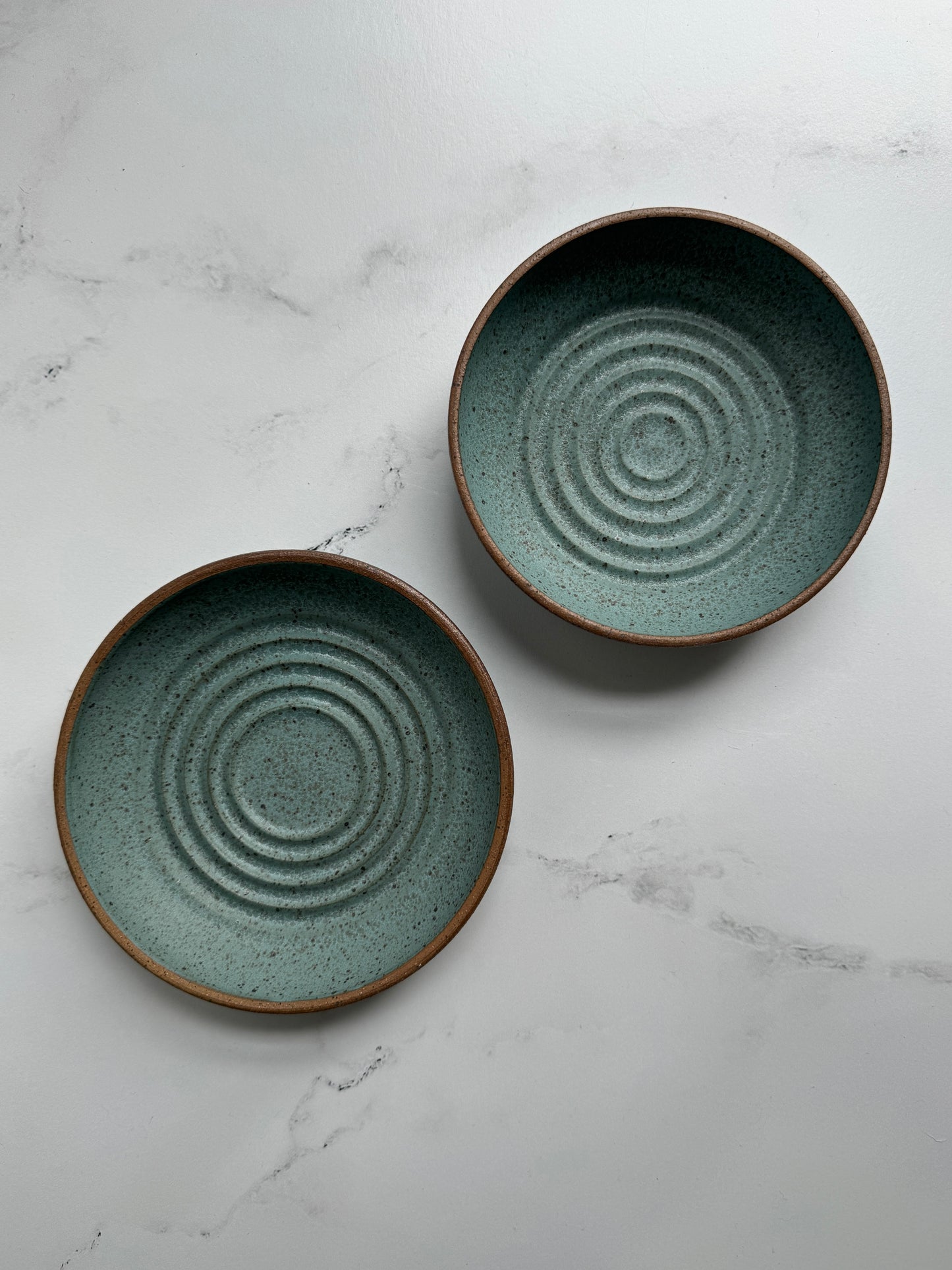 Matte Stone Blue Soap Dish