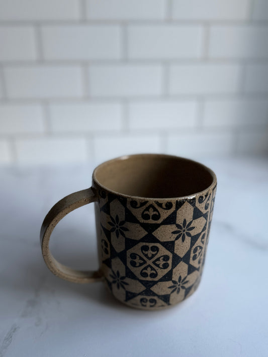 Moroccan tile mug