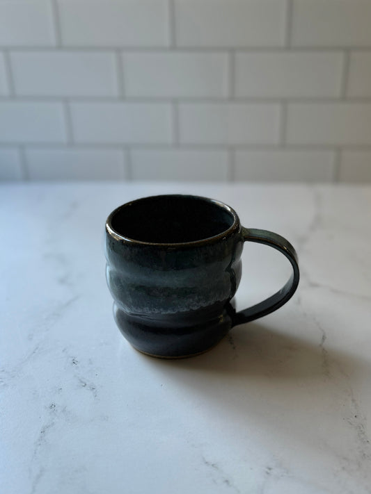 Blue Drip Bubble Mug