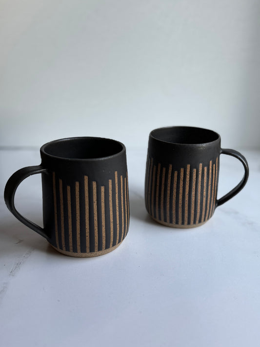 Black Stripe Mug