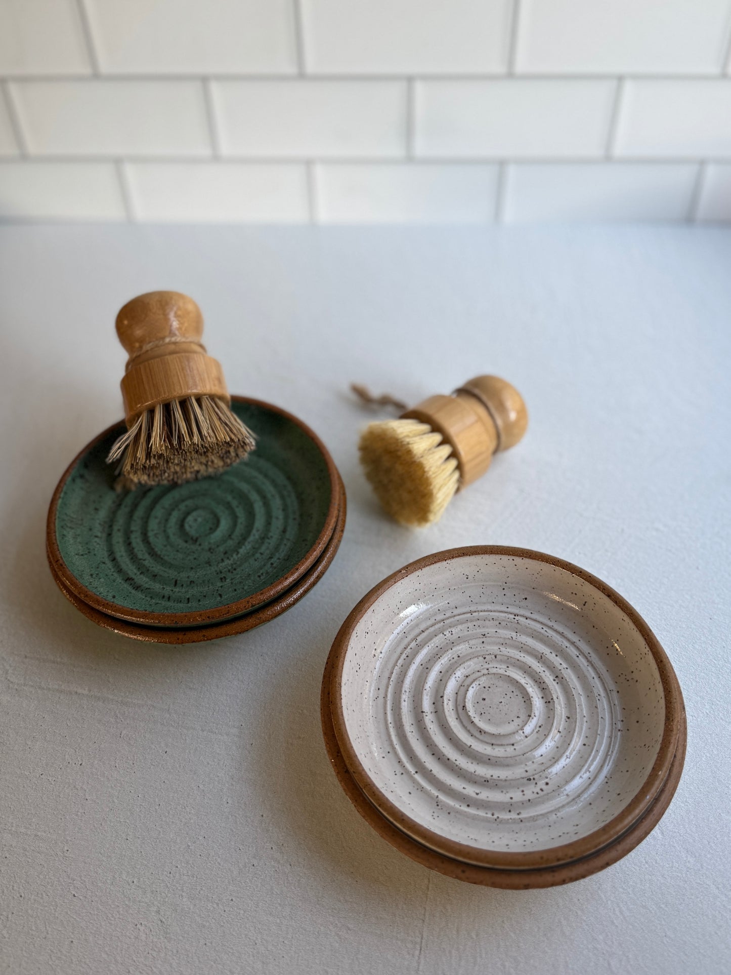 Speckled Soap Dishes